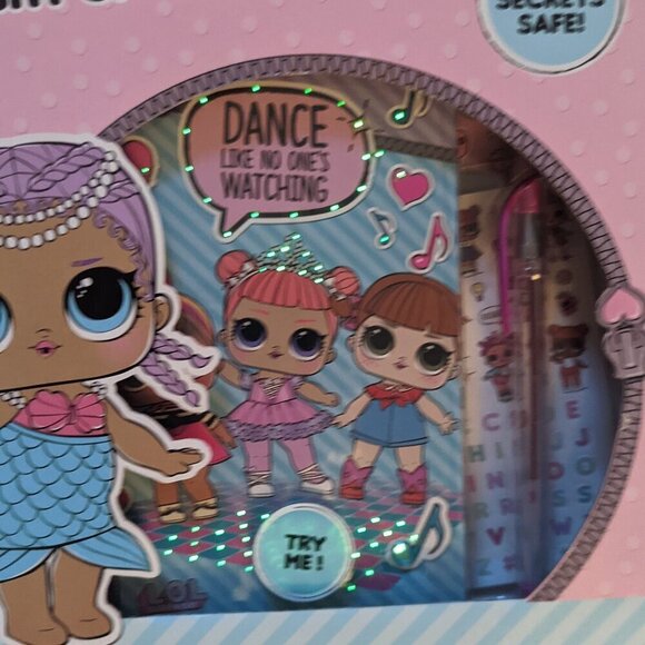 NWT LOL Surprise! Light Up Diary Pink L.O.L. Dolls Journaling Writing LED NIP - Picture 4 of 8
